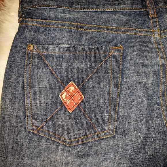 7 For All Mankind Jeans Women's 30 Blue Dojo Flare Stretch Denim Inseam 32 $168 - Picture 7 of 13
